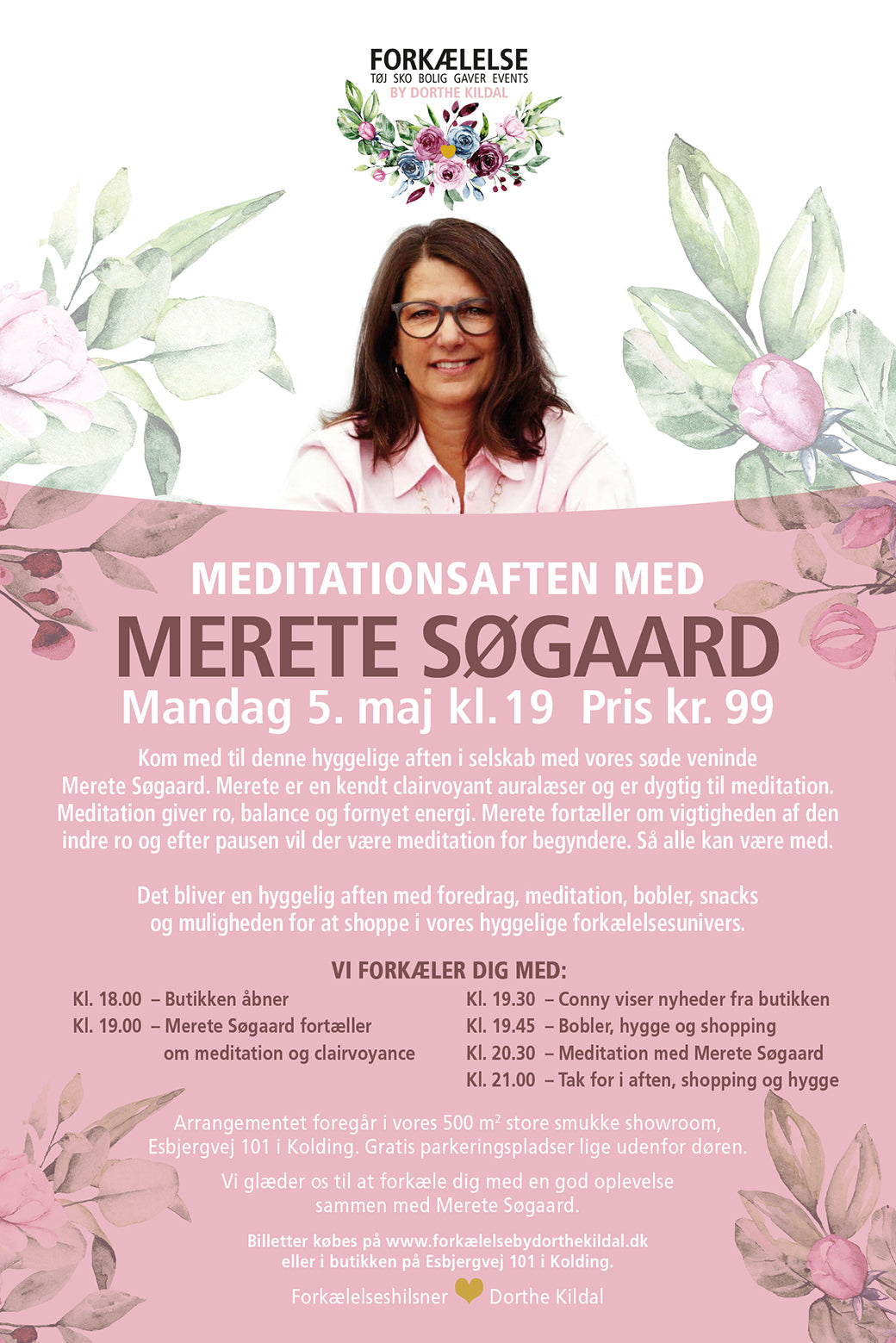 Meditationsaften med Merete Søgaard 5. maj kl. 19