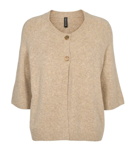 Prepair Naomi Knit Cardigan Sand