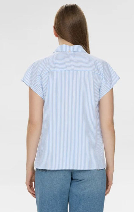 Nümph Nuashley Embroidery Shirt Airy Blue
