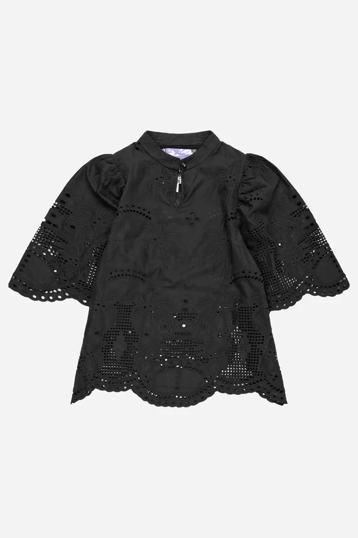 Munthe Greek Top Black