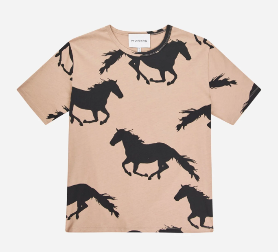 Munthe Tufa t-shirt med heste