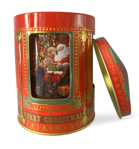 Julemandens spilledåse til kager