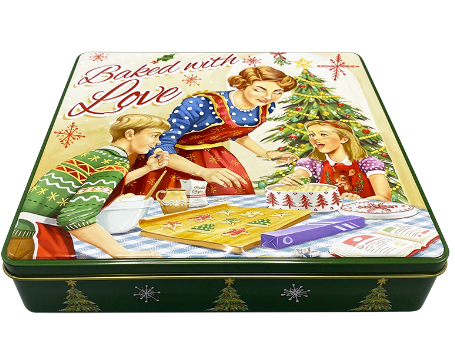 Jule kagedåse baked with love