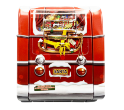 Julemandens autocamper juledåse