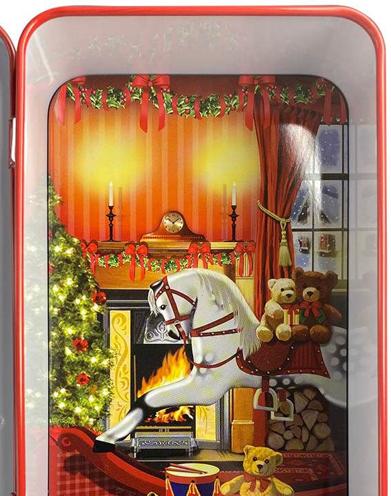 Jule kagedåse rød dør