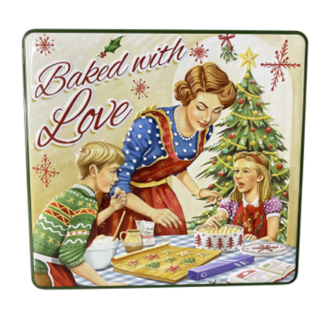 Jule kagedåse baked with love