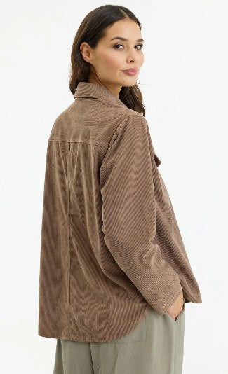 IN Front Women Mallery Jacket Cafe Latte