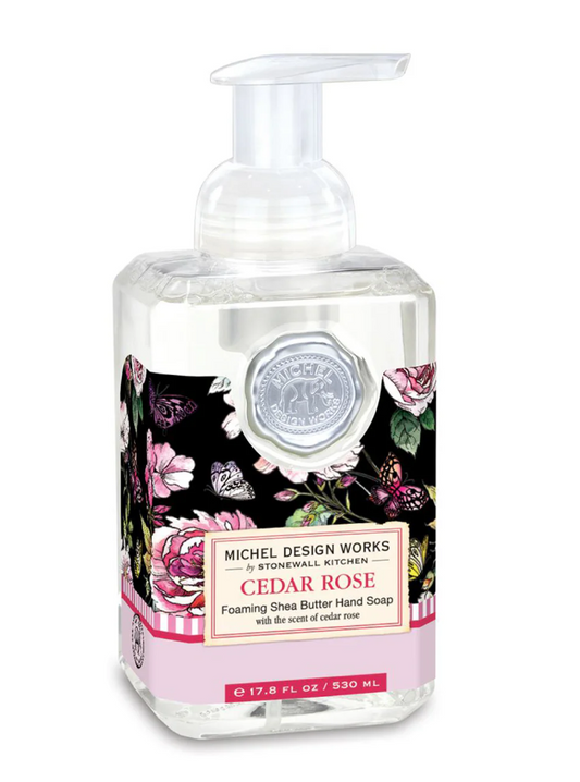 Michel Design Works skumsæbe cedar rose