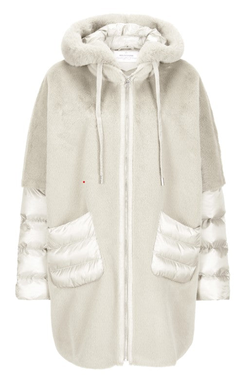 Milestone jakke fake fur MSSunny beige