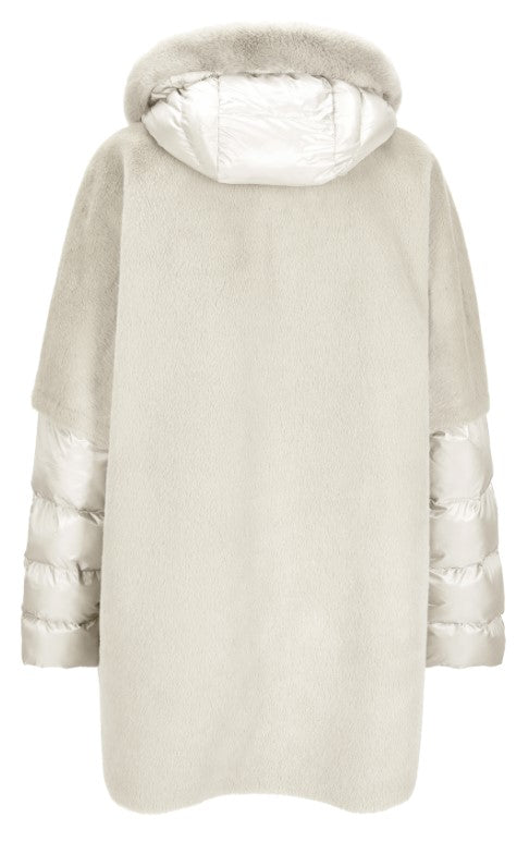 Milestone jakke fake fur MSSunny beige