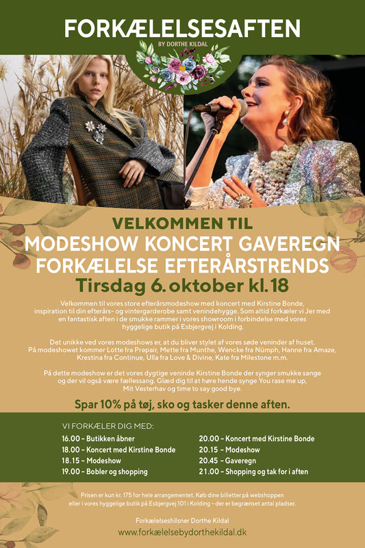 MODESHOW EFTERÅR GAVEREGN KONCERT