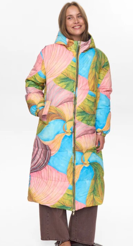 Nümph Nusoula vendbar jakke Black Coffee