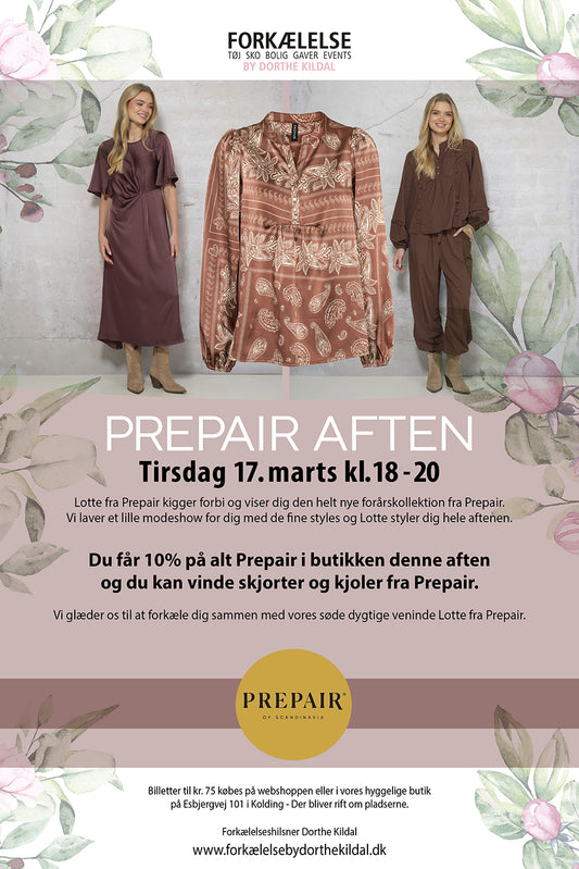 Prepair aften 17. marts kl. 18-20