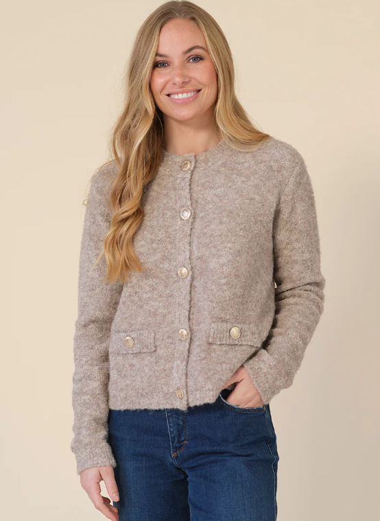 Prepair Jessica Knit cardigan sand 2465