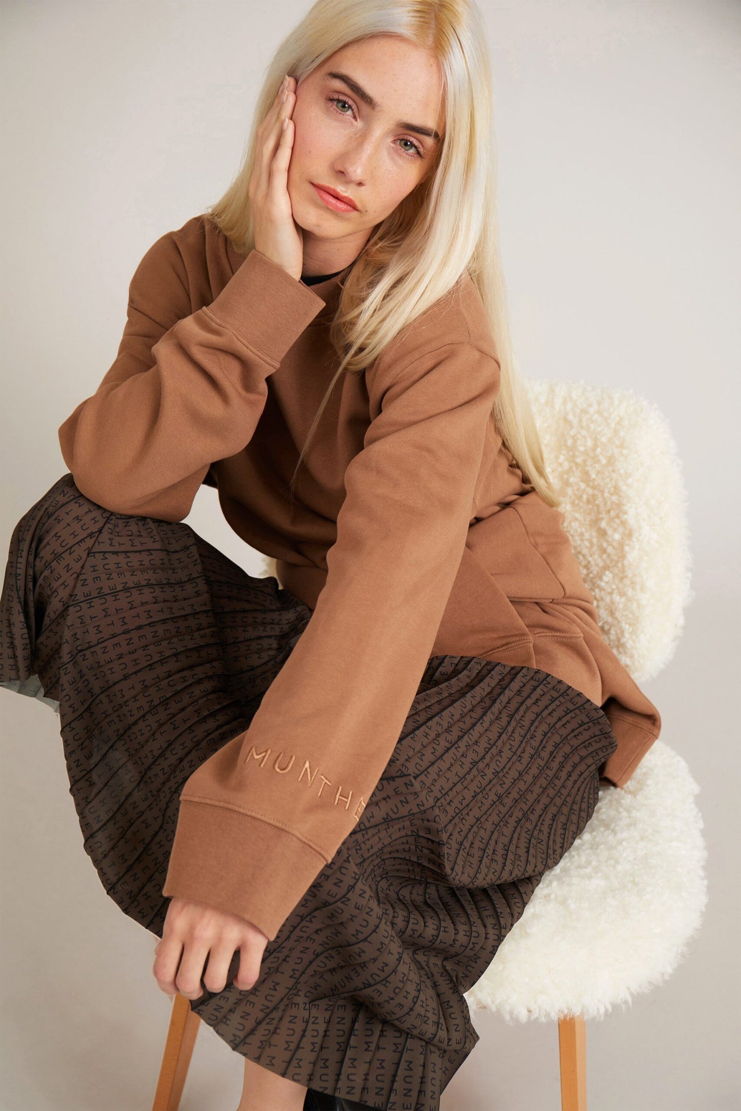 Munthe Coppin skirt choco
