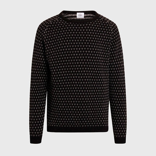 Klitmøller Collective Sweater, Hugo sort/lys grå