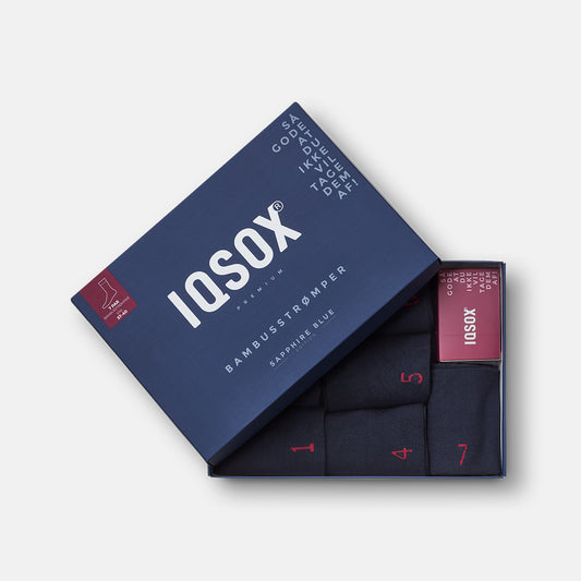 IQ sox strømper blå 7 par