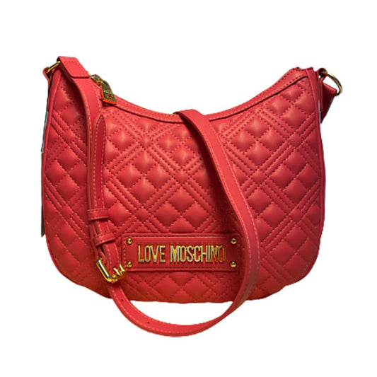 Love Moschino pink quilted skuldertaske