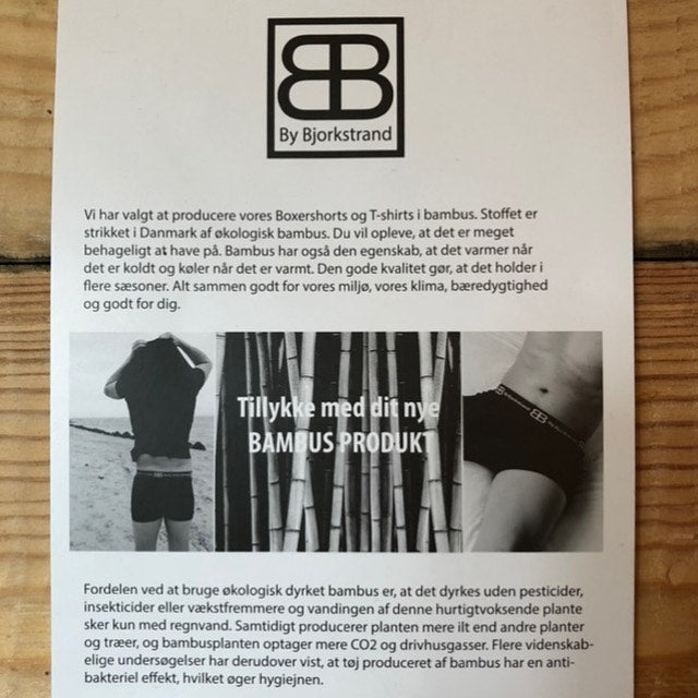 By Bjorkstrand Bambus t-shirt hvid