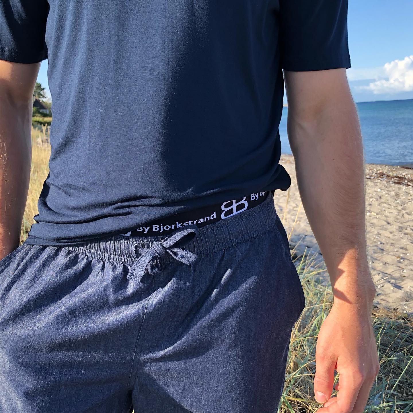By Bjorkstrand Bambus boxer shorts blå