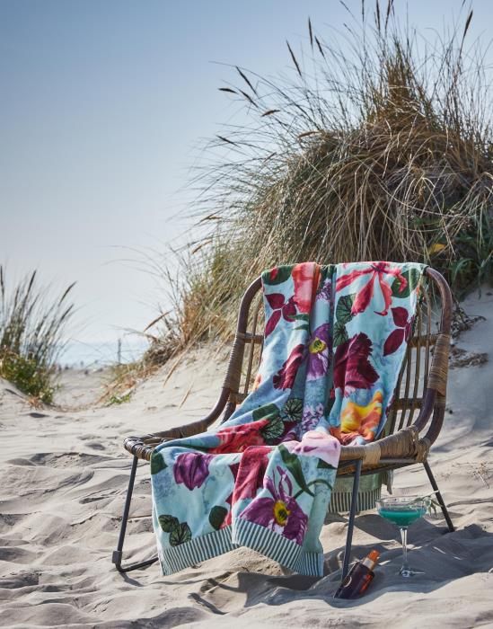 Essenza Scarlett beach towel grøn