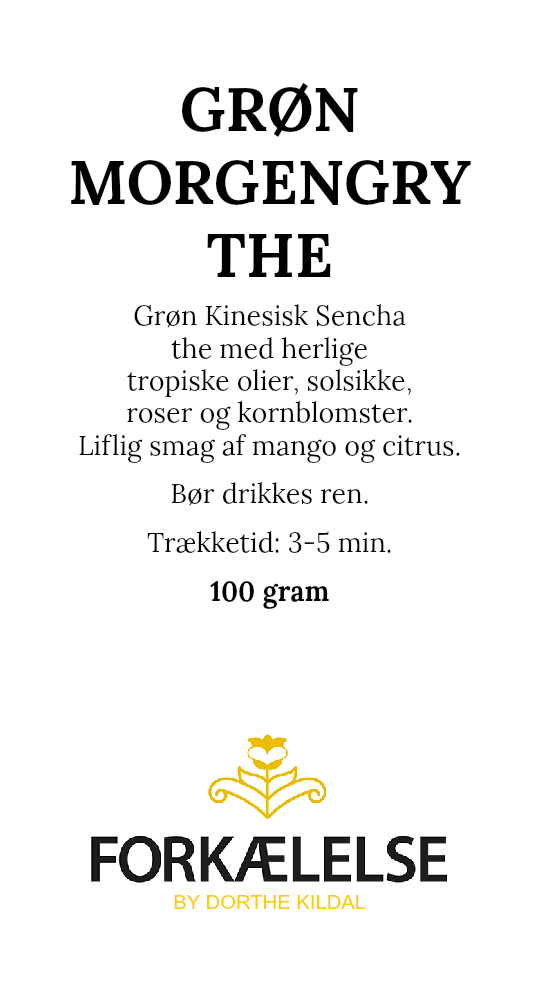 Grøn morgengry the