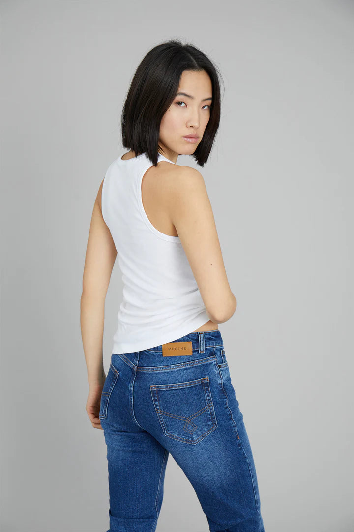 Munthe Peach T-Shirt White
