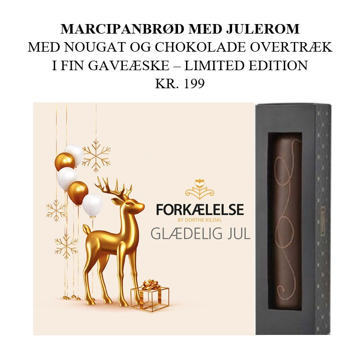 Marcipanbrød med julerom og nougat