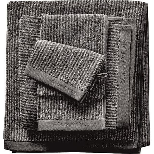 Marco Polo timeless stripe grå/sølv 70x140