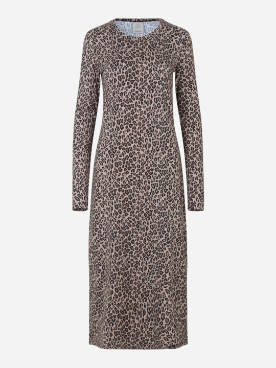 Munthe Lover Dress Camel Leopard