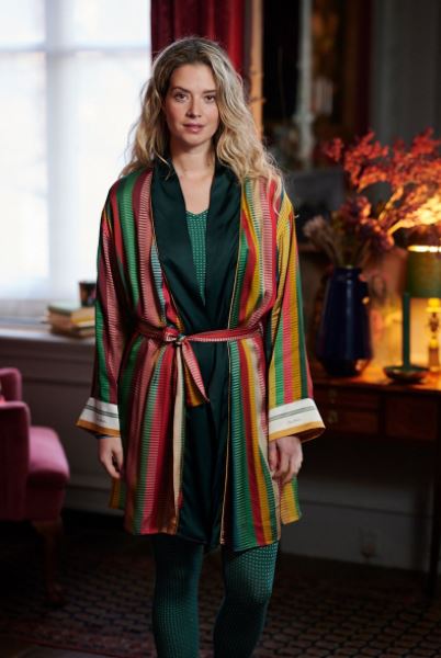 Pip Studio kimono jacquard stripe multi