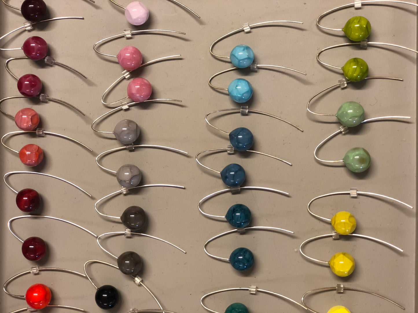 Glas øreringe fra Art & Craft
