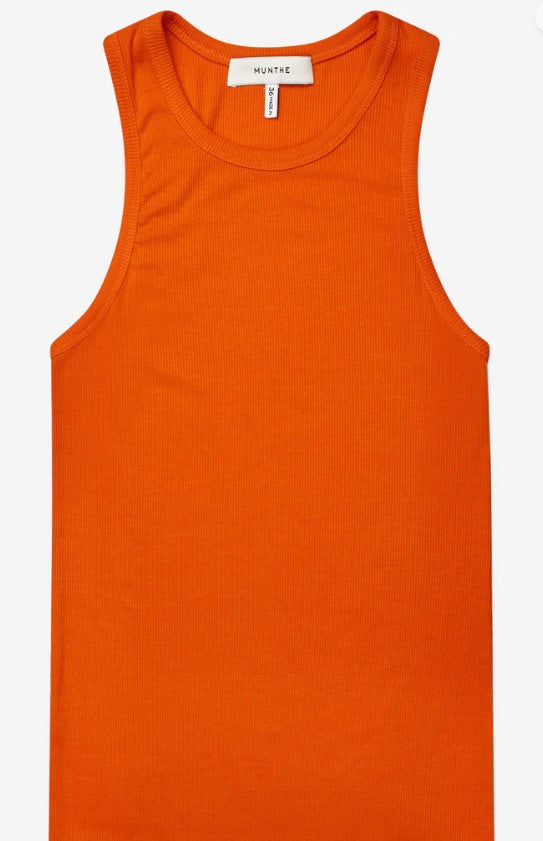 Munthe peach t-shirt orange