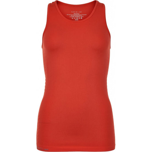 Pure lime seamless top orange