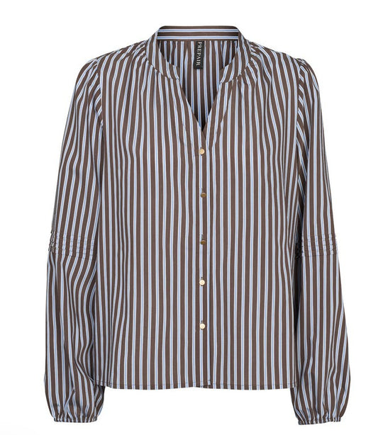 Prepair Harriet Blouse Blue Brown