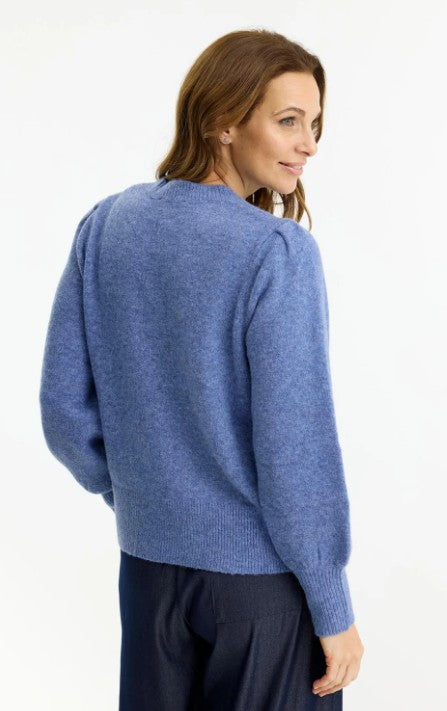 IN Front Women Pearl cardigan Navy