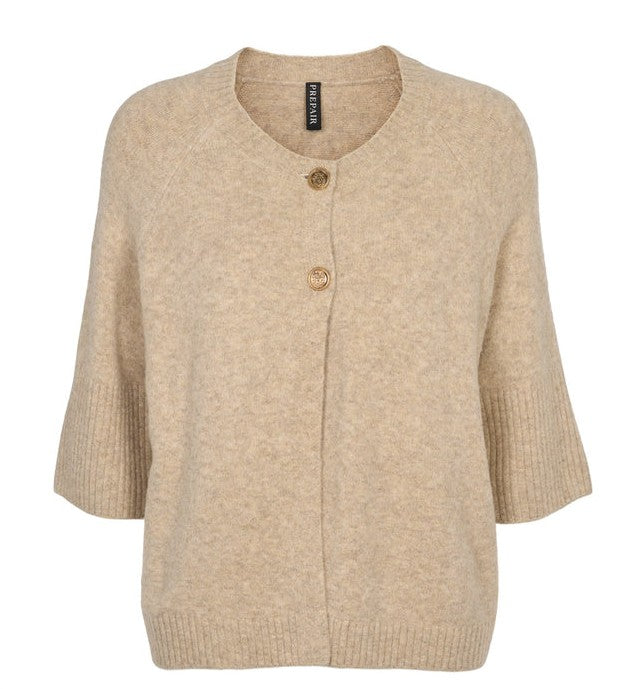 Prepair Naomi Knit Cardigan Sand