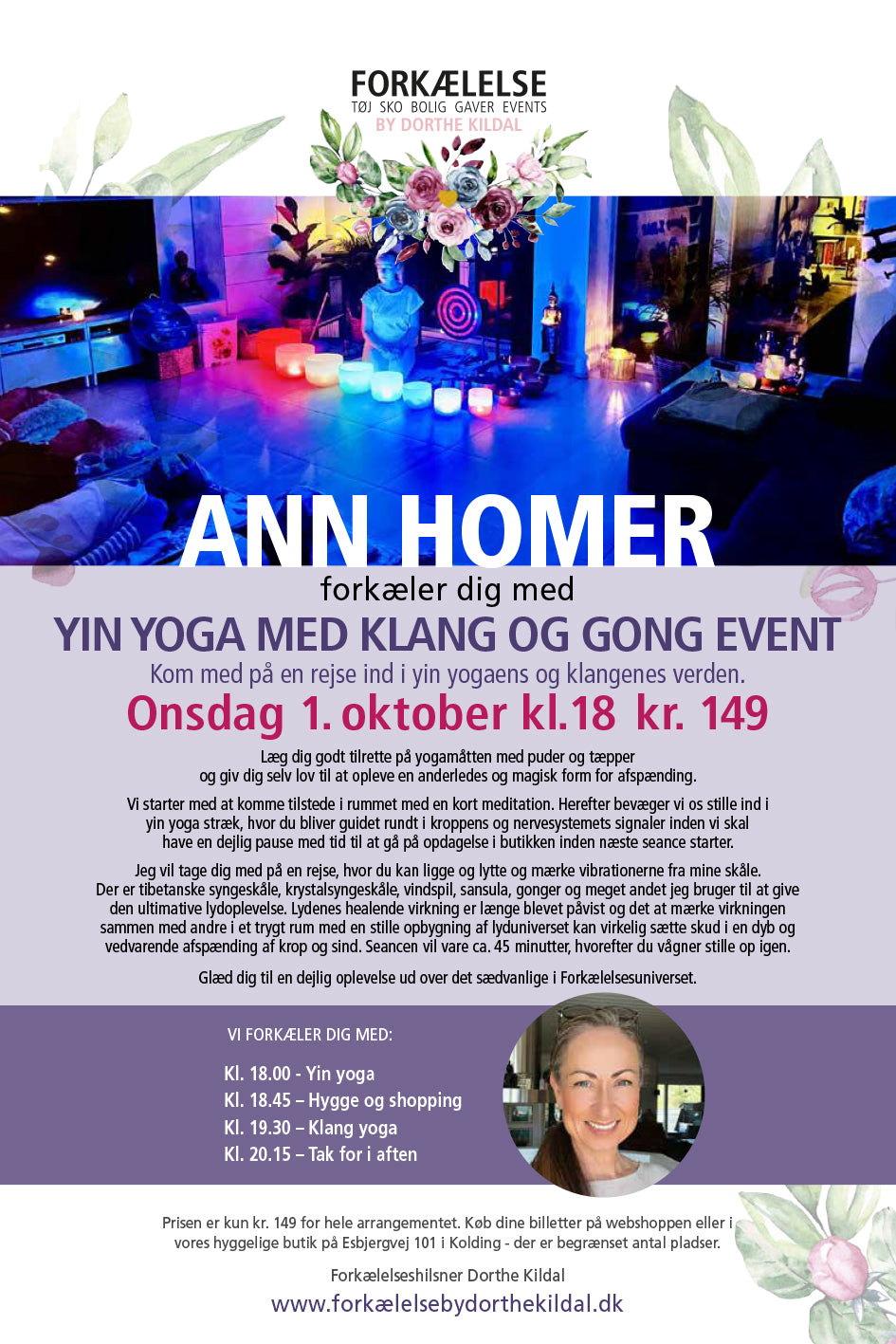 YIN OG KLANG YOGA med Ann Homer 1. oktober