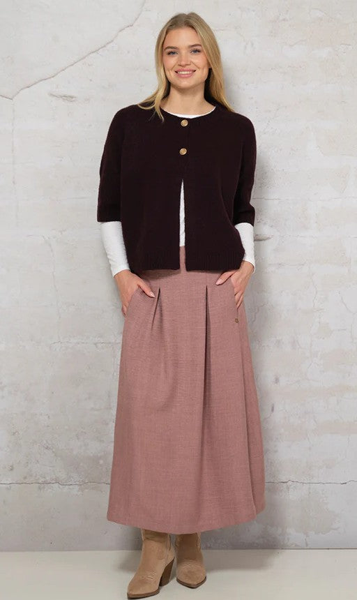 Prepair Naomi Knit Cardigan Bordeaux