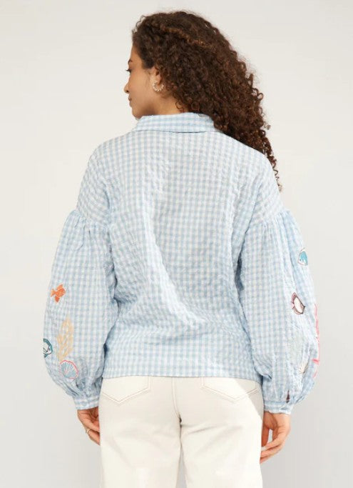 Nümphj Nusurfer Shirt Placid Blue