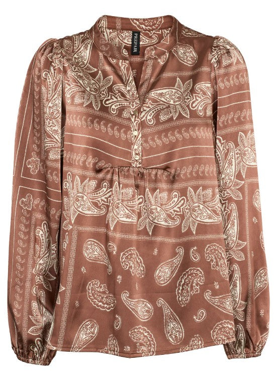 Prepair Camilla blouse brown 2907