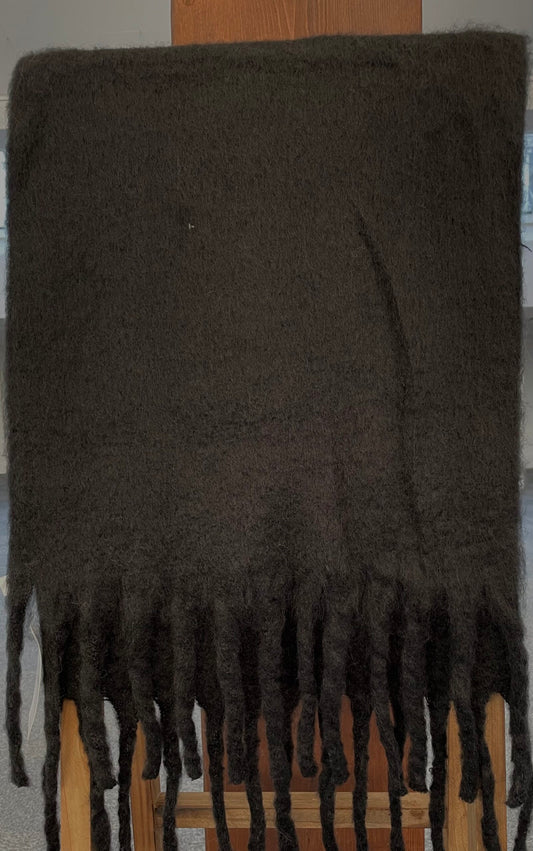 Aura halstørklæde sort
