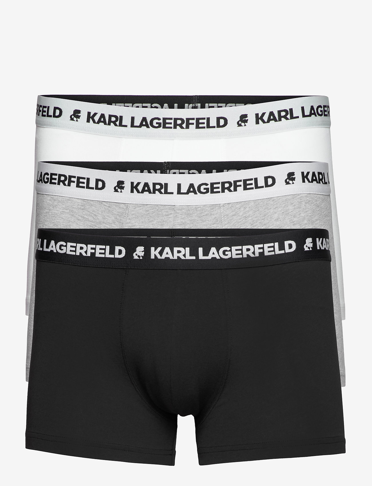 Karl Lagerfeld boxershorts hvid/grå/sort 3 par