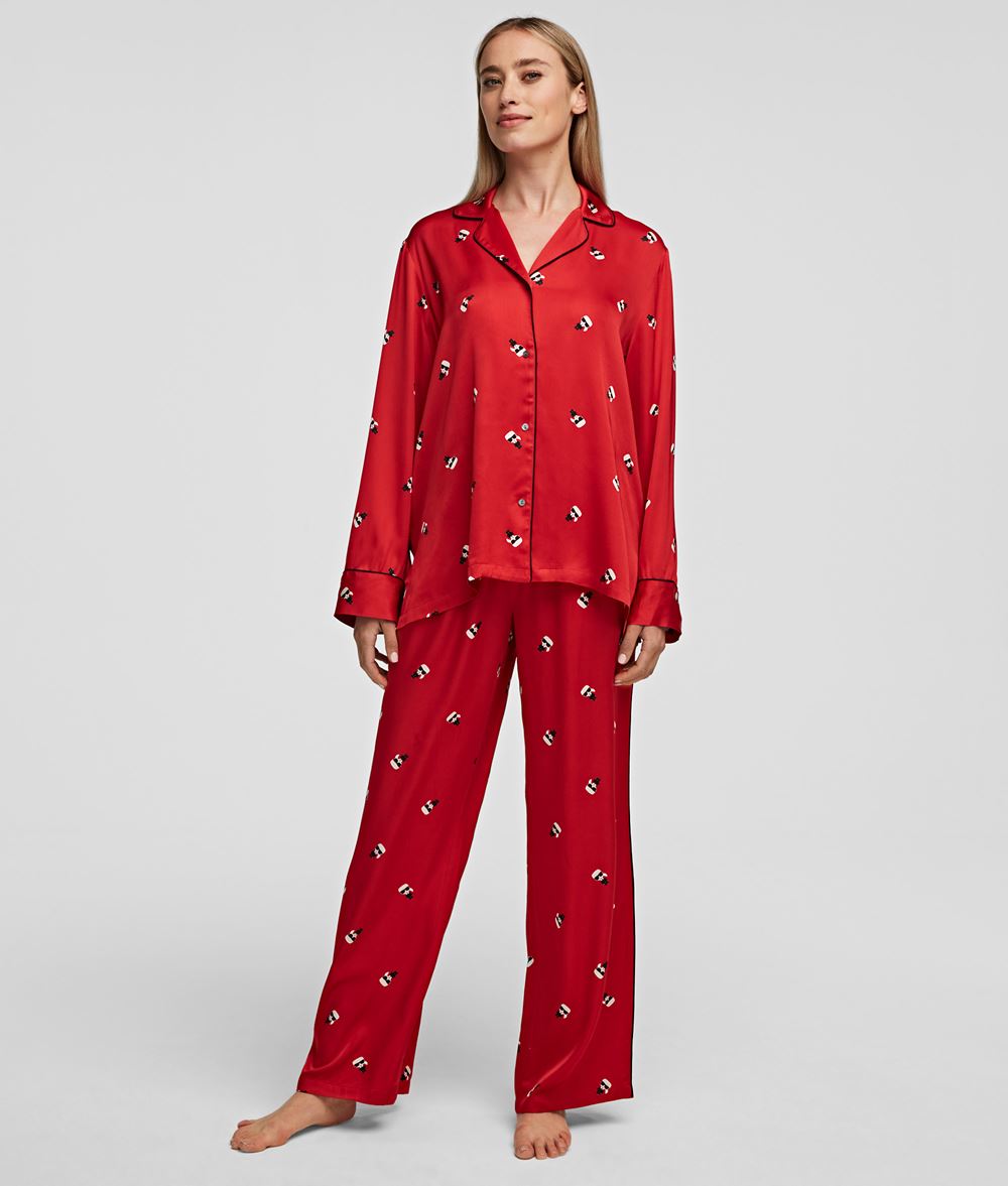 Karl Lagerfeld Pyjamas rød