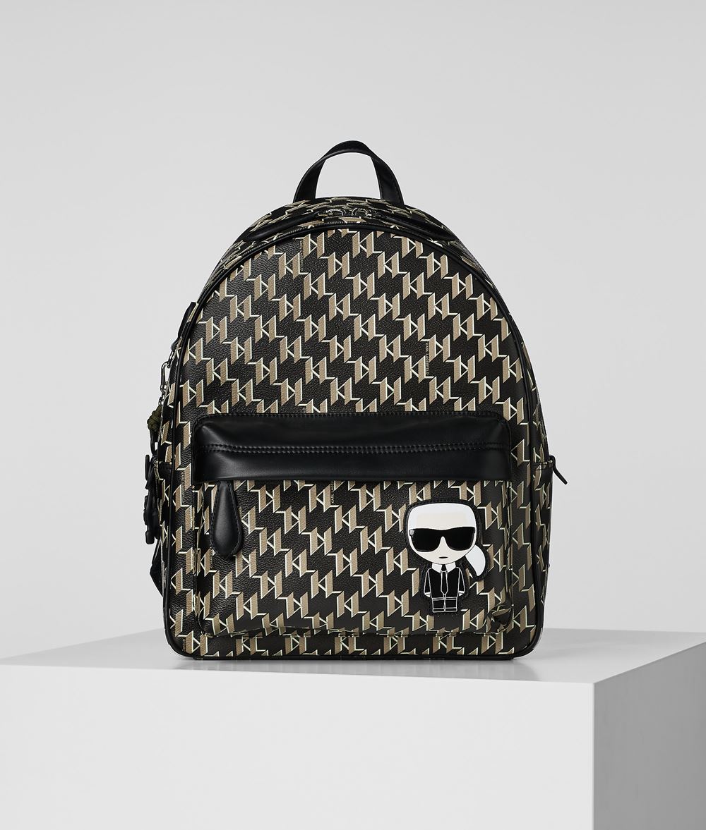 Karl Lagerfeld monogram rygsæk med charm