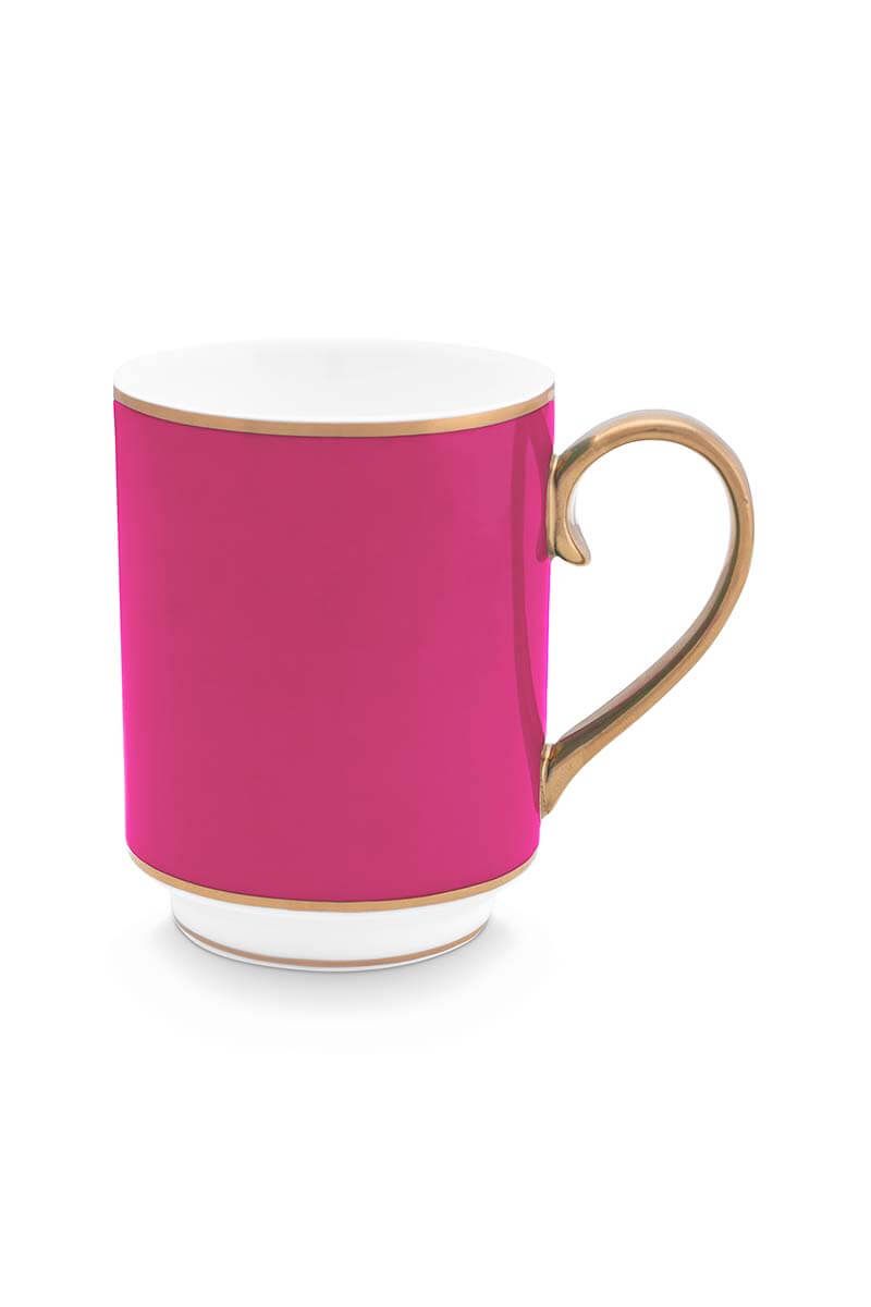 Pip studio large mug with ear pink 350 ml.