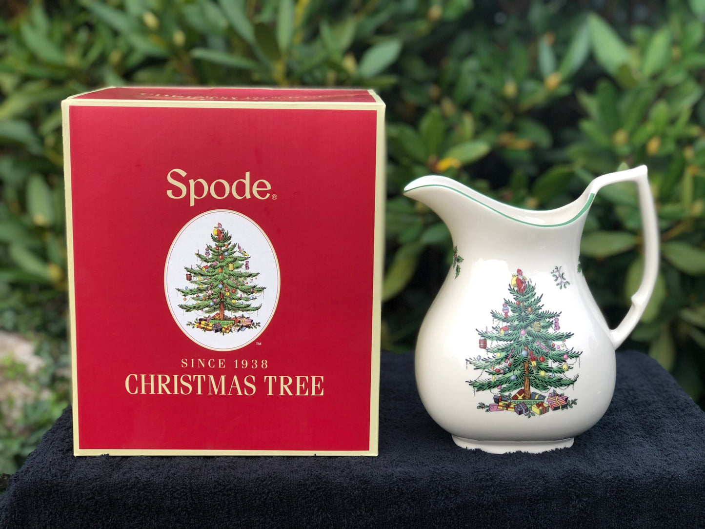 Spode julekande keramik med juletræ 1,4 L